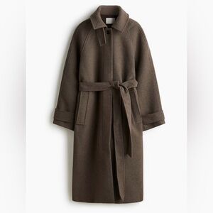 H&M Tie-Belt Coat New With Tags